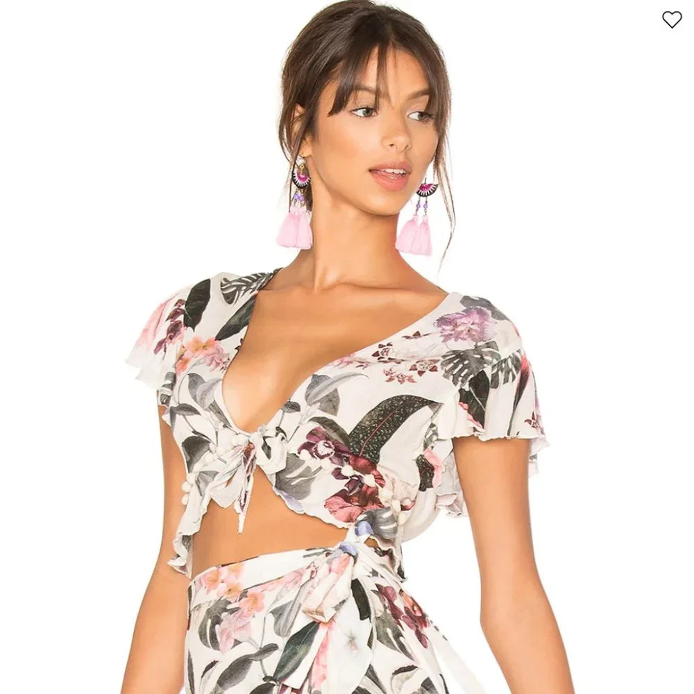 Lovers + Friends Waves for Days Crop Top - Picture 3 of 4